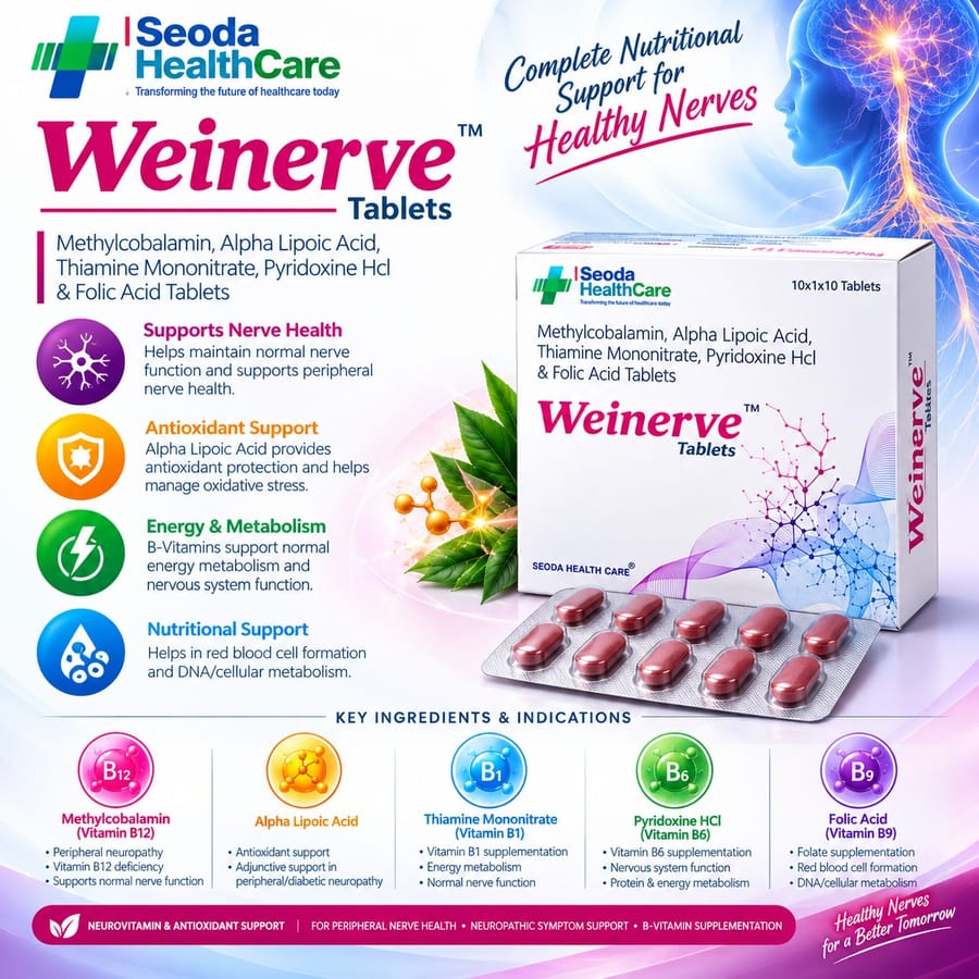 Seoda Healthcare - Weinerve Tablets