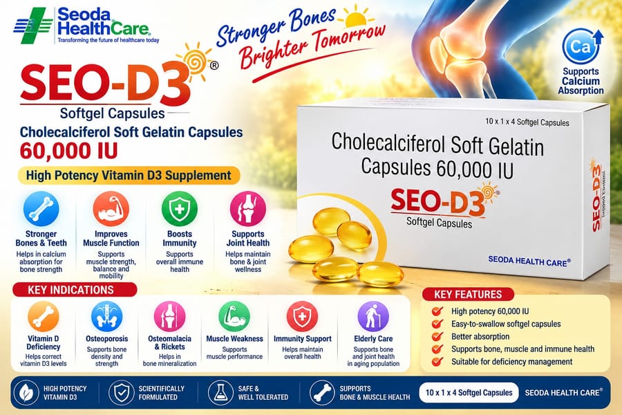 Seoda Healthcare - SEO-D3 Softgel Capsules
